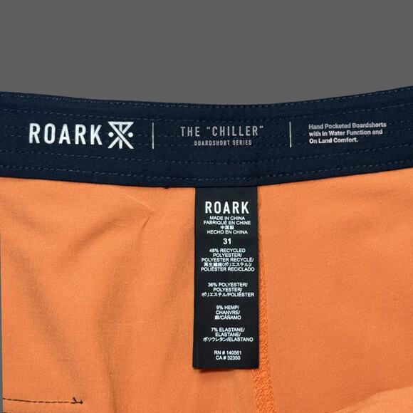 Roark Chiller 17" Mixtape RB454 Orange Size 31 NWT $69 MSRP 17" - Picture 5 of 8